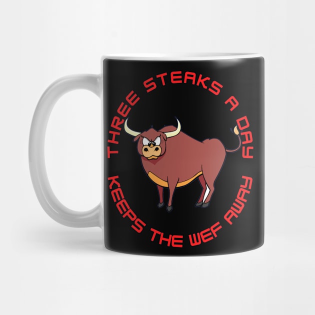 Three steaks a day keeps the WEF away by Carnigear